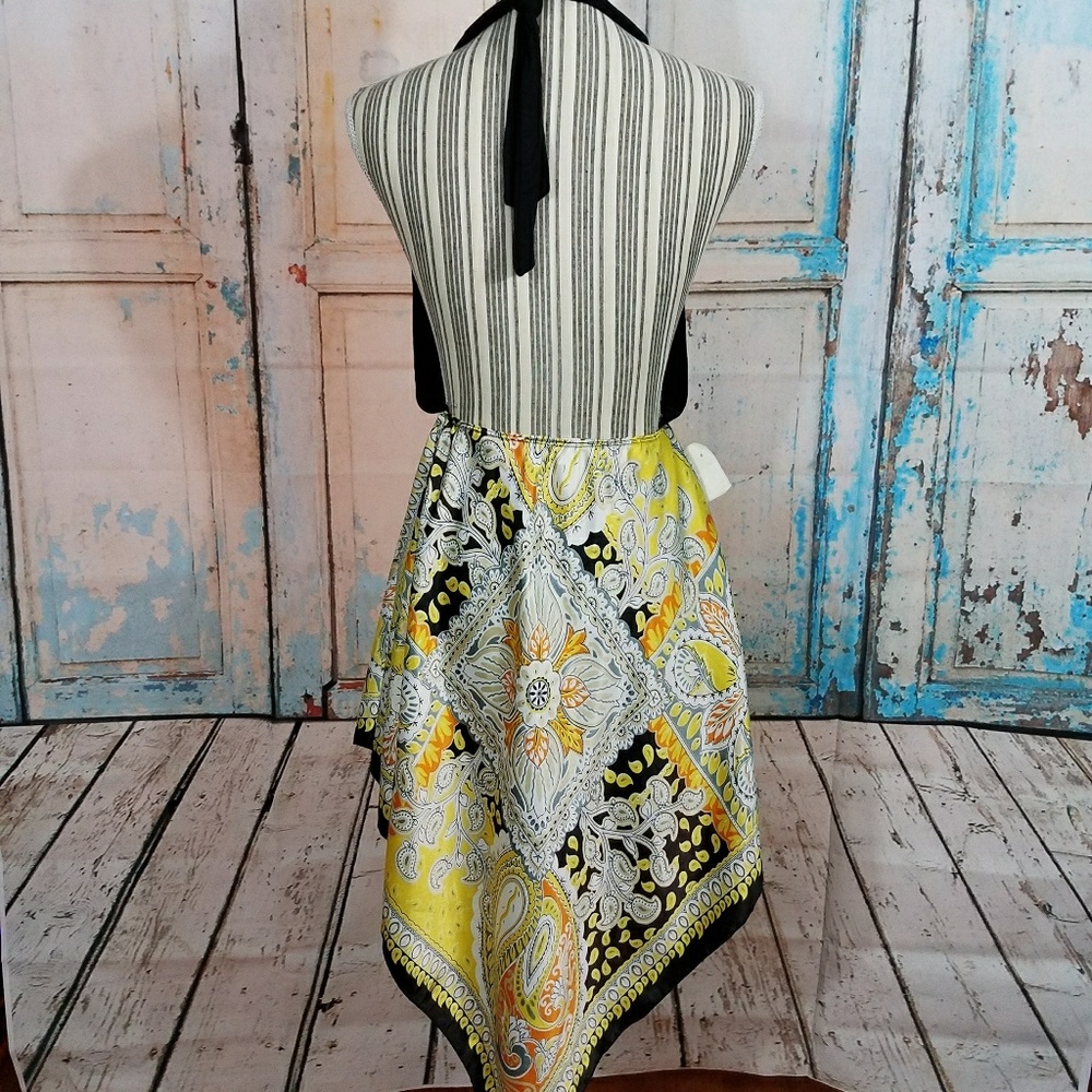 Handkerchief tunic. Black & yellow - Picture 2 of 3